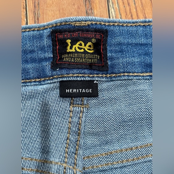 Lee Women's Straight Leg Blue Jeans - Picture 8 of 11